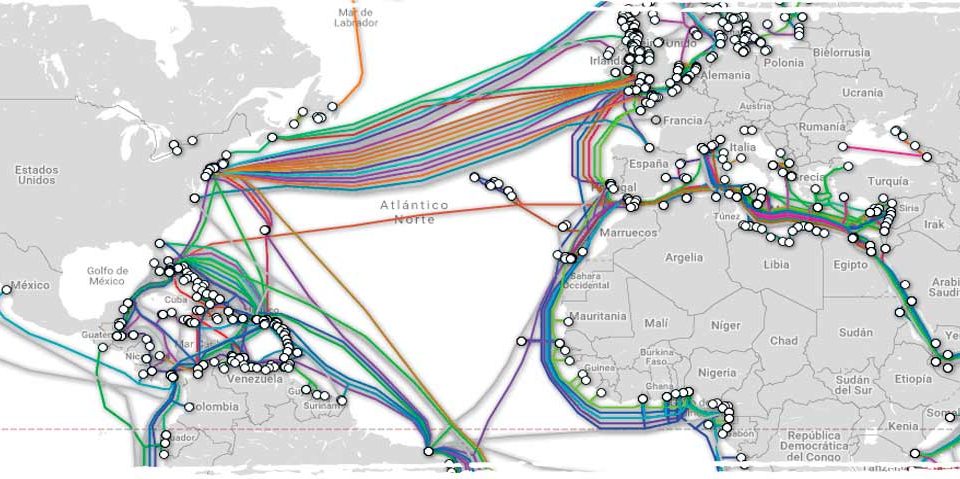 Submarine Cable Map - Xperience Florida Marine