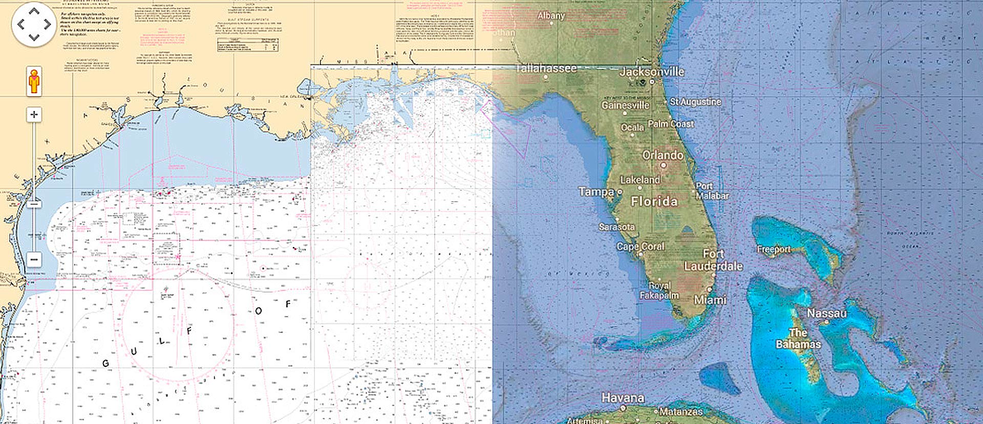 slider maps chart - Xperience Florida Marine